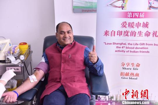 印度志愿者献血 芊烨 摄