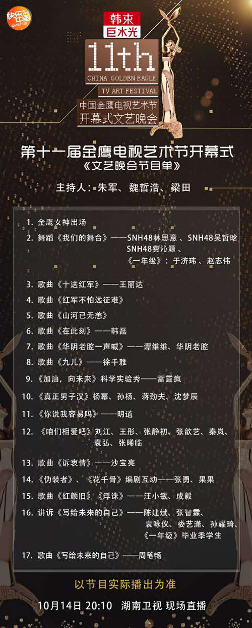 金鷹女神唐嫣彩排造型曝光 唐嫣最新電視劇盤點(附節(jié)目名單)