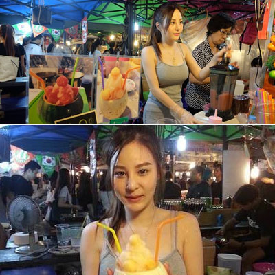 夜市美女老板爆紅