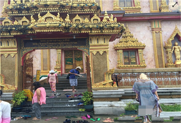 女子透视装逛寺庙被批 盘点泰国旅游风俗禁忌