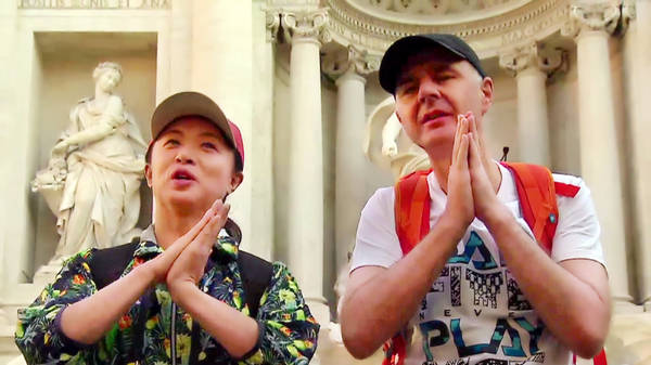 极速前进金星汉斯一改画风 金星汉斯罗马秀恩爱