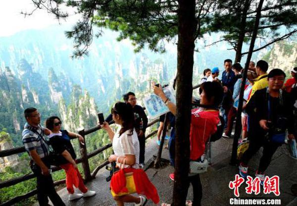 张家界武陵源区旅游接待再创历史新高“旅游+”开启全域旅游