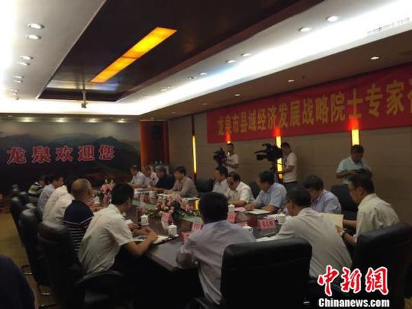 专家聚焦山水之城浙江龙泉 协同把脉县域经济发展 陈洁 摄