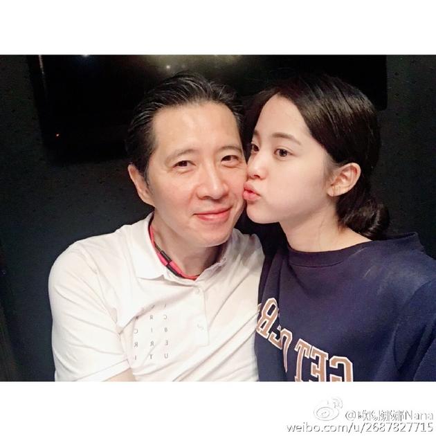 歐陽娜娜和父親歐陽龍