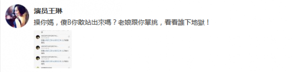 王琳再撕噴子 王琳老公是誰(shuí)情史遭扒
