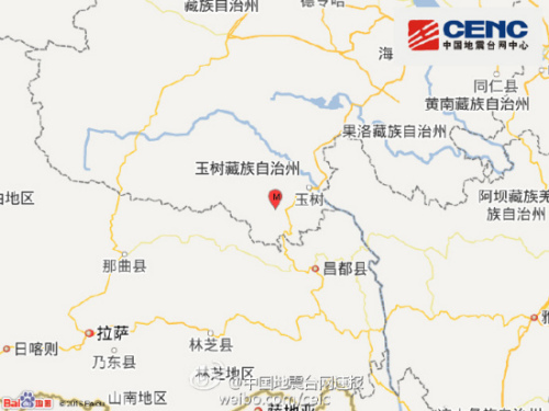 青海玉树州囊谦县发生4.8级地震部分房屋出现裂缝