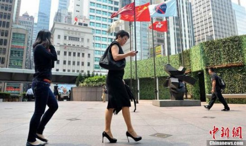 港交所资料图。中新社发 邓庆乐 摄