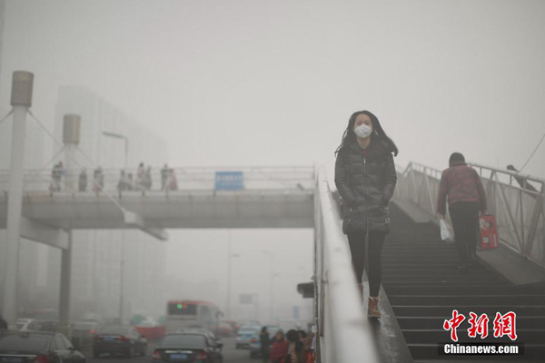 華北黃淮風(fēng)來霧霾散 東北迎寒潮襲擊