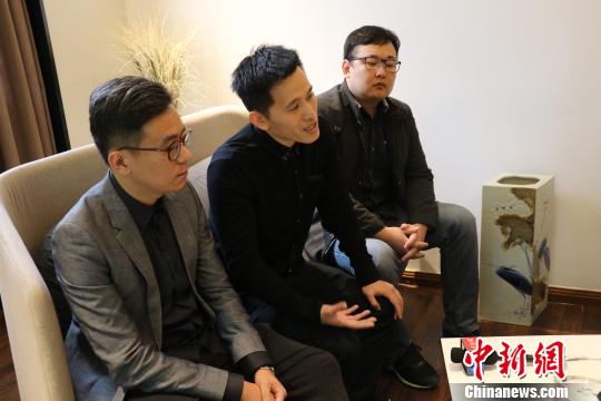 浙江海创农业科技股份有限公司(“光与风车”)李逞强等创始人接受采访现场 胡丰盛 摄