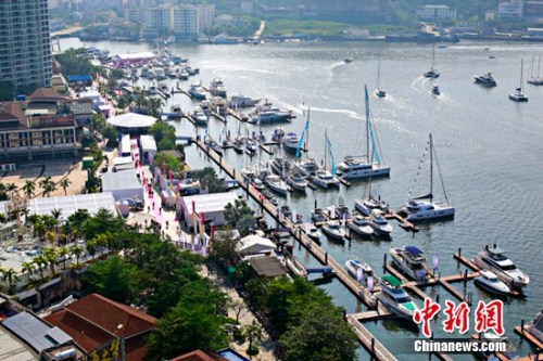 第七届海天盛筵航拍现场