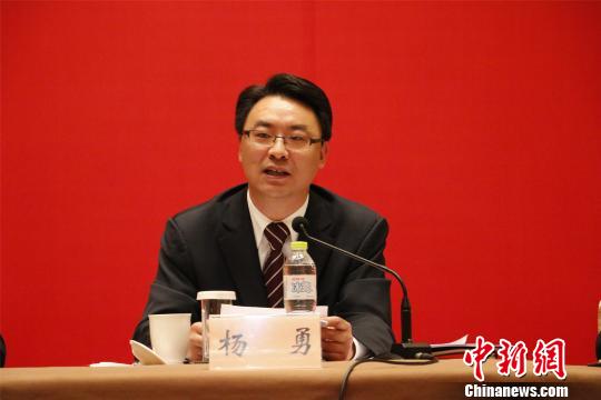 图为宁波市宁海县县委书记杨勇 蒋攀 摄