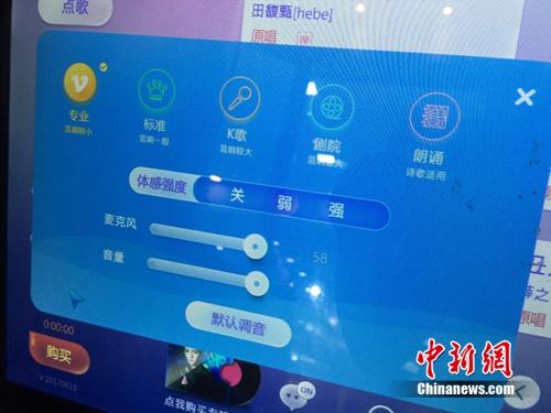 迷你KTV系统提供多种模式的唱歌体验。中新网 吴涛 摄