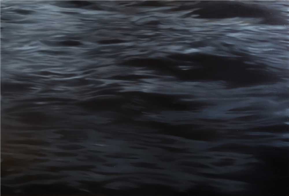 韩砚朝油画作品 那片并不平静的湖10号  118cmX78 cm The Restless Lake No.10  Oil on canvas 2010年.jpg