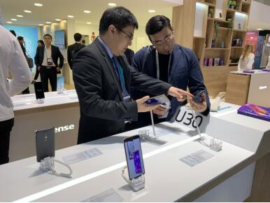 海信5G手机亮相MWC