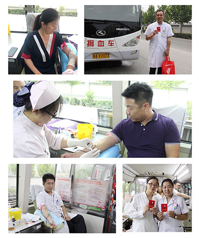 博爱、奉献：河北省红十字基金会医院举行无偿献血活动(图1)