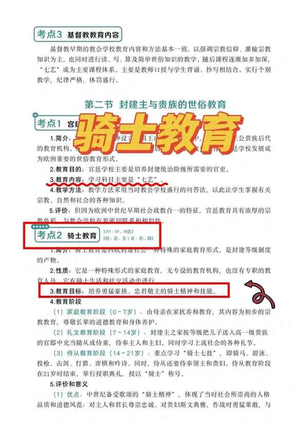騎士教育名詞解釋(騎士教育名詞解釋題)