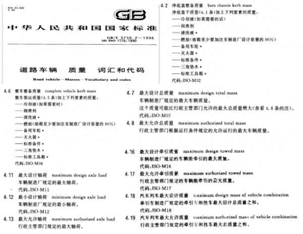 整車整備質量是什么意思-整車干質量是什么意思