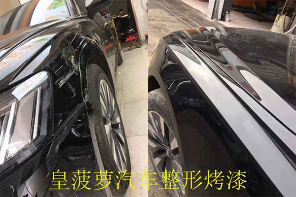 附近汽車鈑金噴漆口碑好的店,無痕鈑金凹陷修復