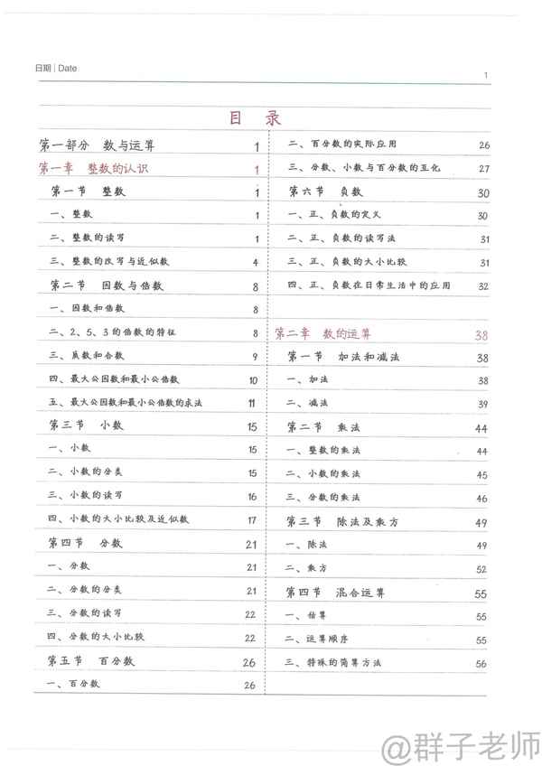 六年級學霸筆記圖片(六年級學霸筆記圖片英語上冊)