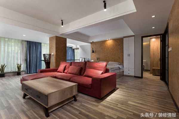 二楼复式装修设计图片(60平上下两层loft装修)