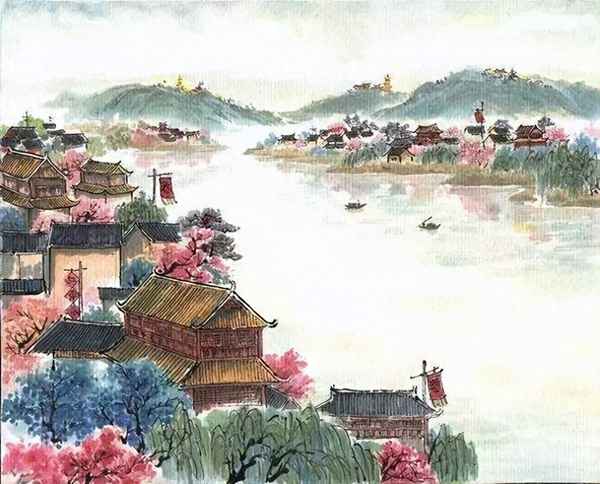 翅湿沾微雨泥香带落花的诗意、翅湿沾微雨泥香带落花的意思