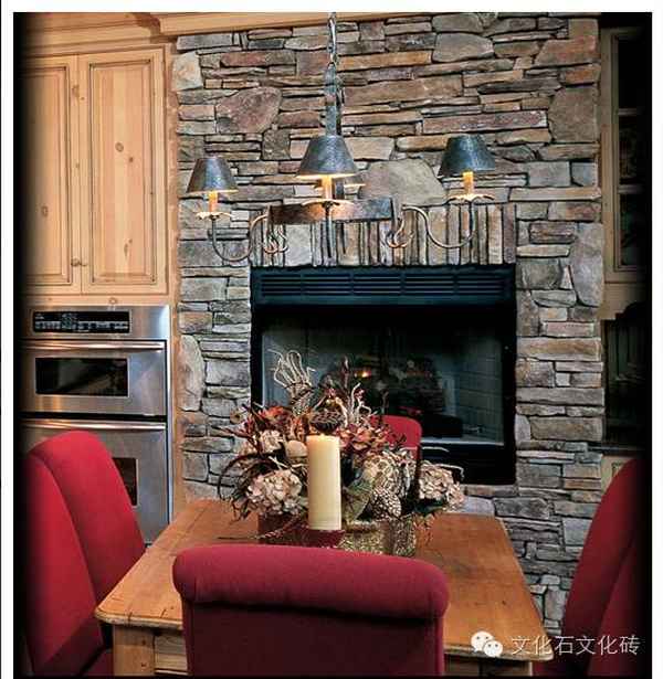 别墅文化石外墙图片;别墅文化砖外墙图片