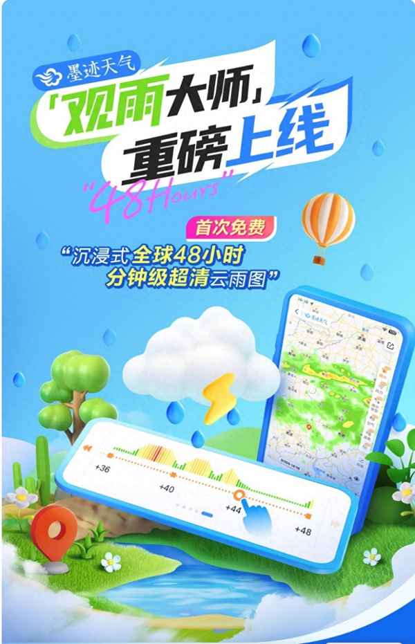 天气云图降雨分布实时app、天气云图降雨分布图