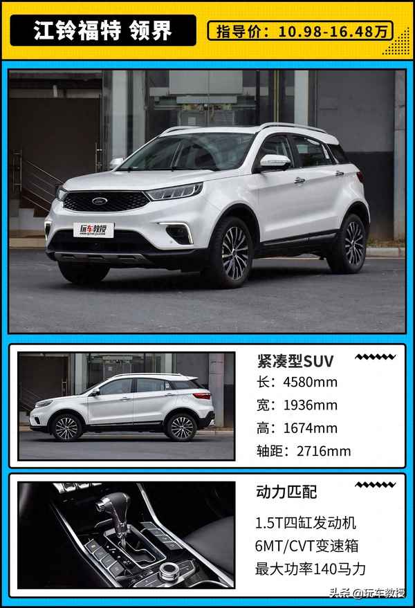 2019款福特領界參數;福特領界2016款