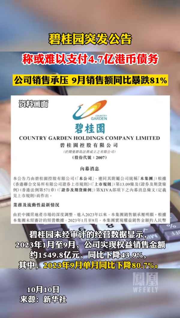 碧桂园债务2021;碧桂园债务重组了么