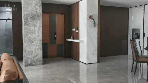 正对电梯门玄关效果图;化解大门对电梯门的玄关图片