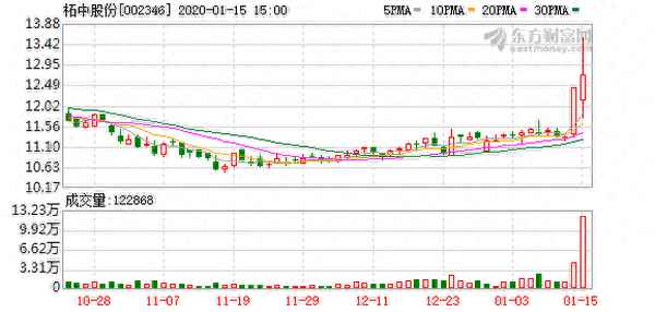 柘中股份的股票涨幅;柘中股份股吧最新消息