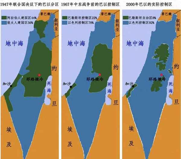 巴勒斯坦的历史演变、巴勒斯坦地区历史