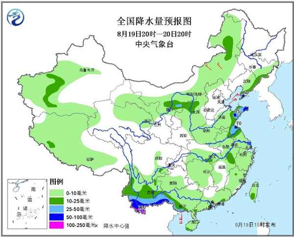 中央气象台19日天气预报(中央气象台19日天气预报查询)