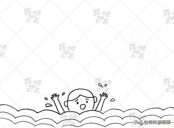 防溺水二次元動漫人物手抄報;防溺水二次元動漫人物手抄報