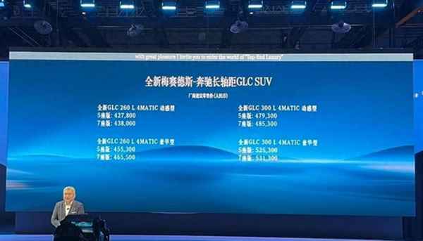 2023款奔驰glc价格(奔驰glc最低价28万)