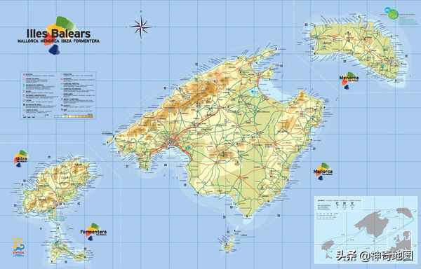 西班牙最大的島嶼叫什么—西班牙最大的島多少平方公里