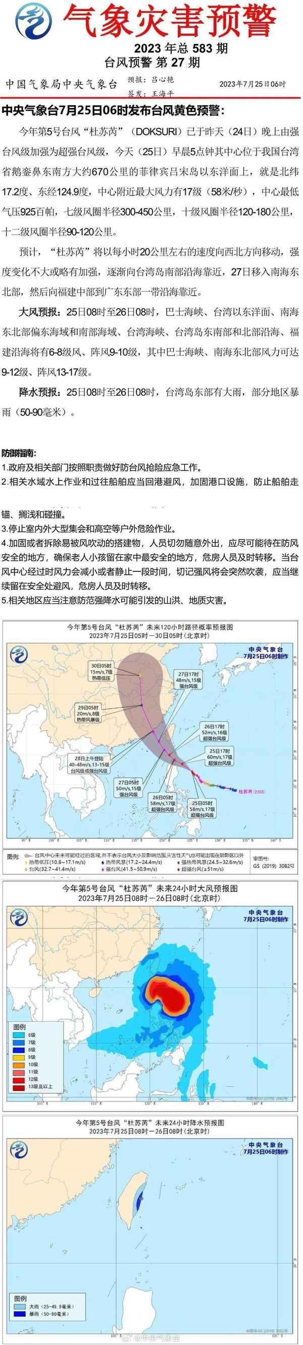 今年的台风杜苏芮、今年台风2021