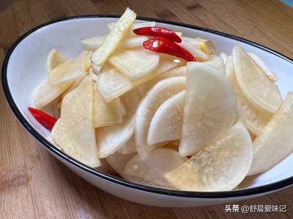 清脆爽口白蘿卜的做法,爽口的白蘿卜怎么做