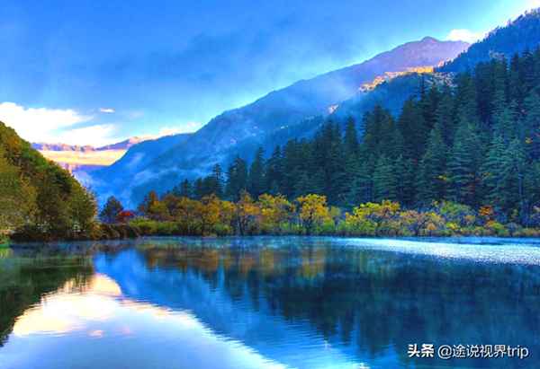 人间天堂九寨沟文案,九寨沟 天堂