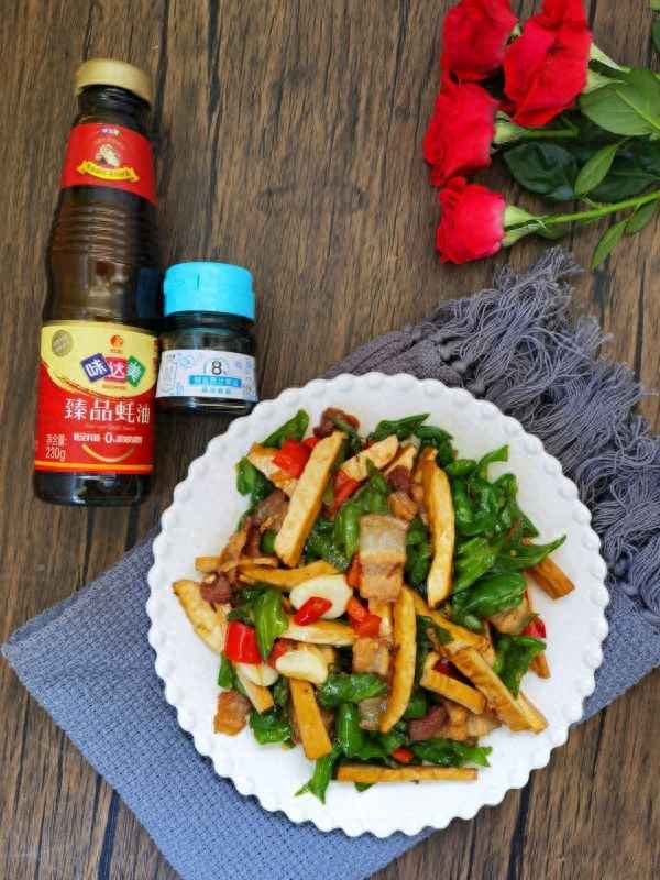 青椒香干肉絲的做法、青椒香干肉絲的做法最正宗的做法