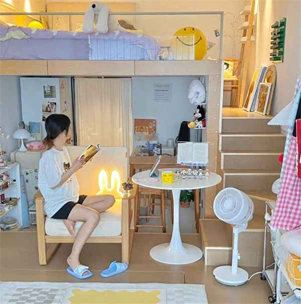 公寓装修效果图40平米复式楼、40平小复式装修样板房