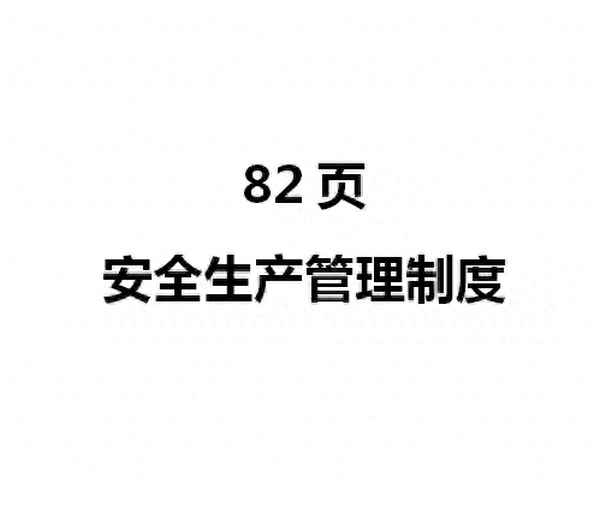 安全生產(chǎn)管理制度—安全生產(chǎn)管理制度文本(普通貨運)