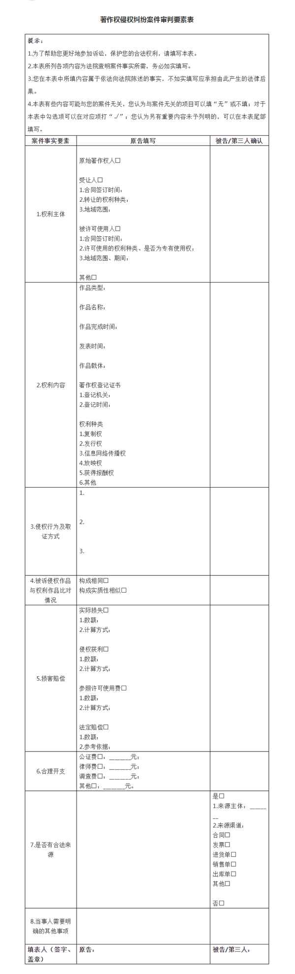 著作權糾紛判決書-著作權人民法院可判決給予的賠償