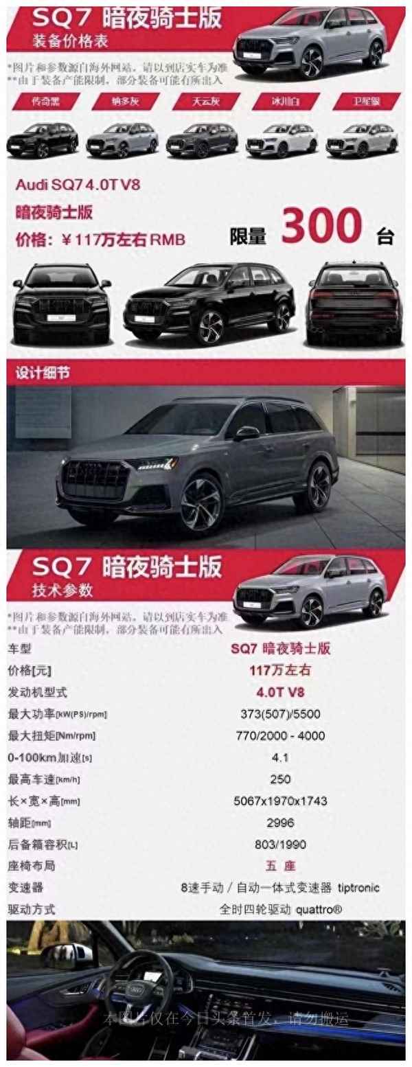 奧迪sq7什么時候引進(jìn)_2021奧迪sq7價格