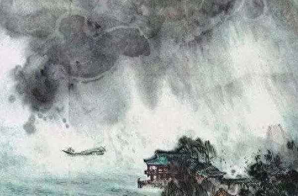 黑云翻墨未遮山中的翻墨(望湖楼下水如天的翻译)