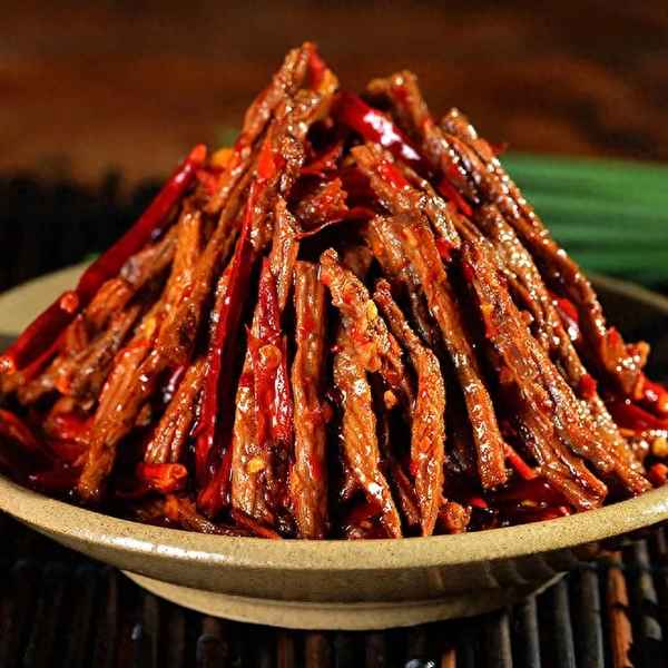 香辣牛肉干的制作方法、香辣牛肉干的制作方法及配料