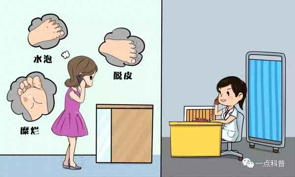 脚部湿疹与脚气区别图-人一旦得了湿疹就一辈子有吗