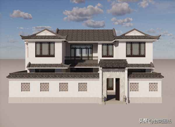 崇明中式合院别墅—崇明岛中式合院