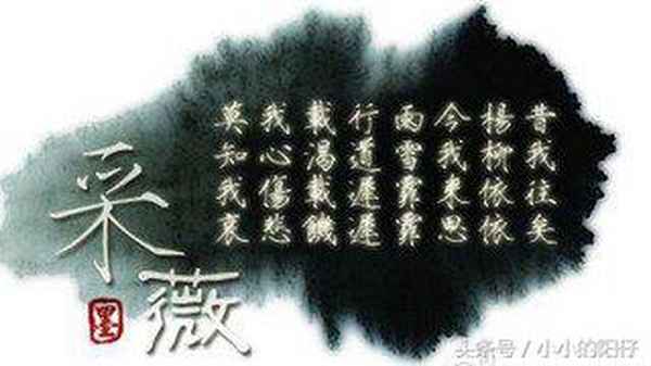 诗经小雅采薇的意思-诗经小雅采薇意思的视频