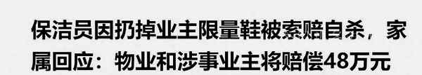 打保潔員事件處理結果—業主打保潔員事件